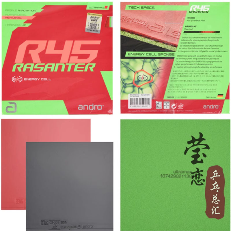 Table Tennis Club - Накладка для настольного тенниса Andro Rasanter