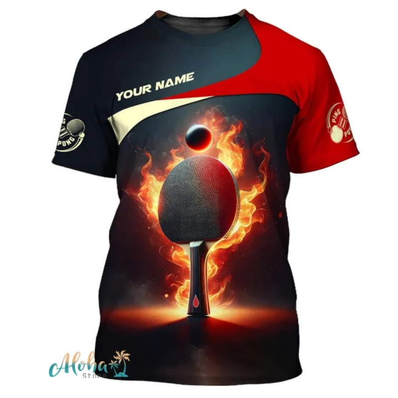 Table Tennis Daily - Full Print Ping Pong Tshirts For